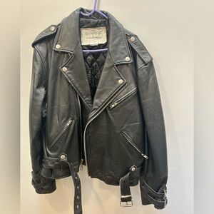 Vintage Fandango By Leather mart 100% Leather motorcycle jacket - Size XL men's